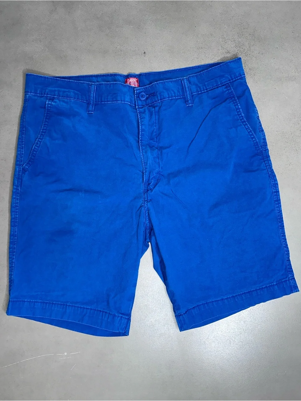 Levi’s XX Chino Standard Fit Bright Blue Shorts - 36